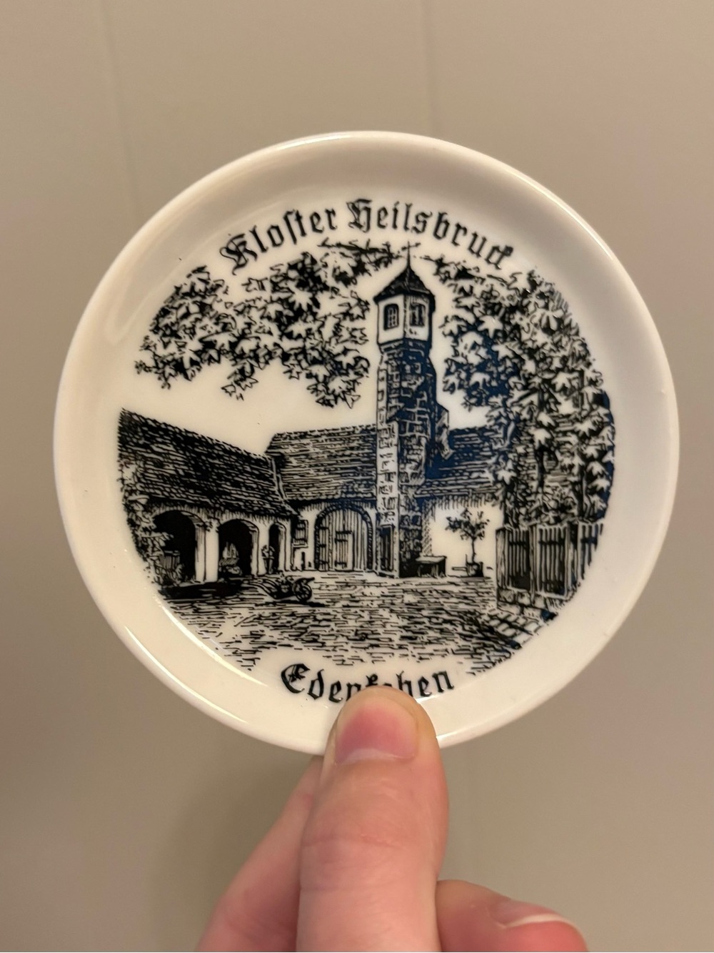 Butter Pat Size Trinket Dish German Chunky